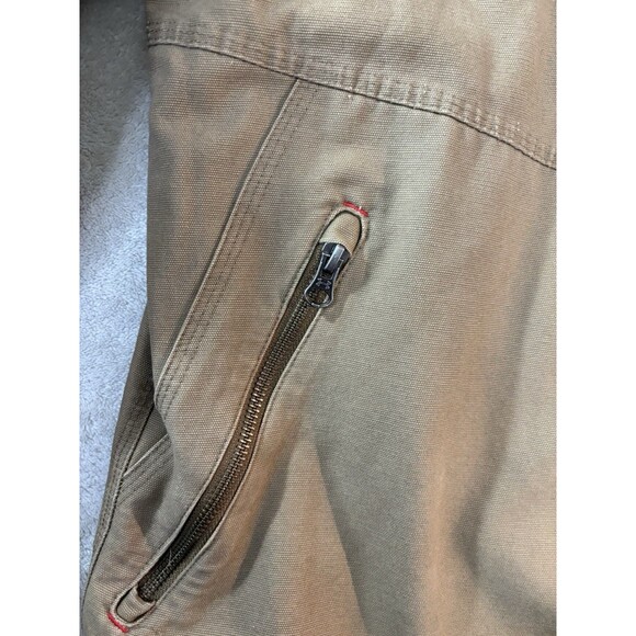 Under Armour Jacket Mens Rare XL Storm Heavy Brown/Tan Water Resistant Work Hunt - Picture 8 of 16